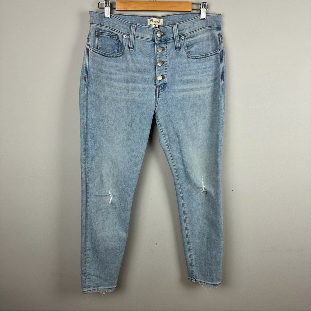 Madewell 9” High-Rise Skinny Jeans Size 30 Button Fly